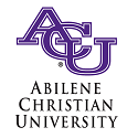 Logo of Abilene Christian University with ACU in purple letters above the universitys name in black letters on a white background.