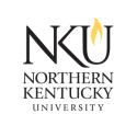 Northern Kentucky University logo featuring the acronym NKU with a yellow flame design above the letter U.