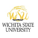 Wichita State University logo with stylized wheat above the initials WSU and the motto Shock the World below.