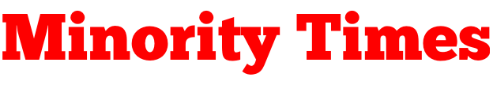 Logo displaying the text Minority Times in bold red letters. Logo displaying the text Minority Times in bold red letters.